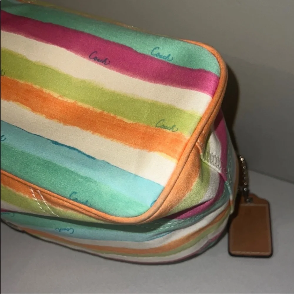 Coach vibrant stripes